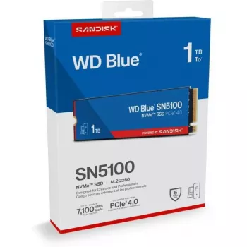 Unidade de estado sólido SANDISK WD Blue SN5100 NVMe 1 TB – SSD PCIe interno, capacidade 1 TB