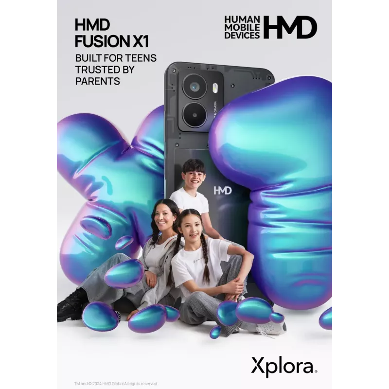 Smartphone HMD FUSION X1 DS TA-1672 6,56 polegadas 128 GB preto