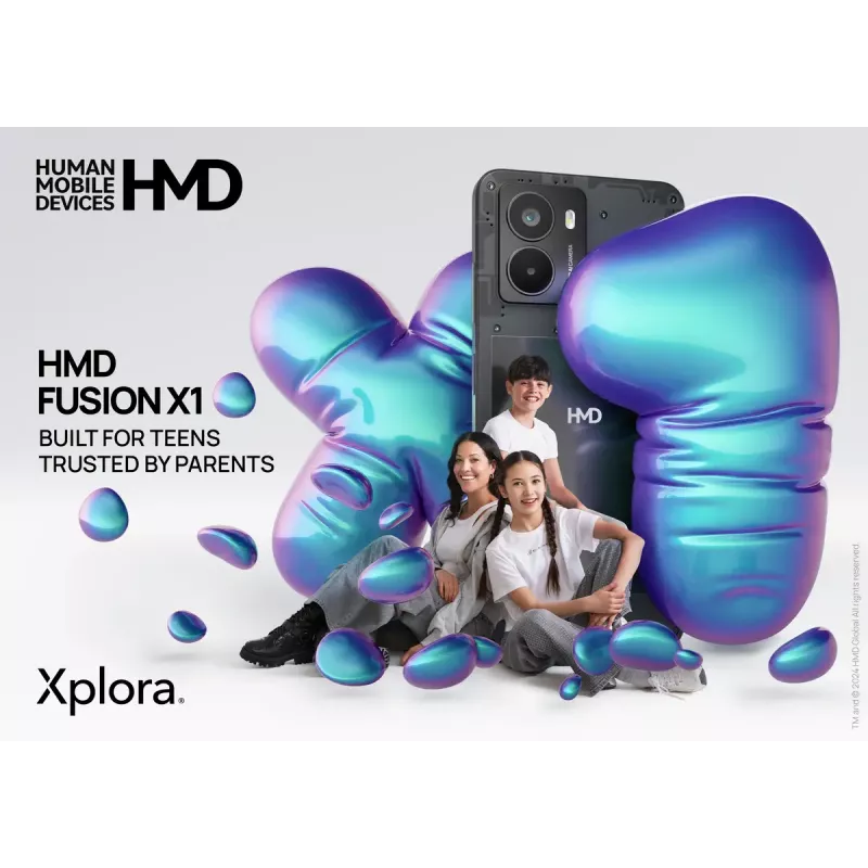Smartphone HMD FUSION X1 DS TA-1672 6,56 polegadas 128 GB preto