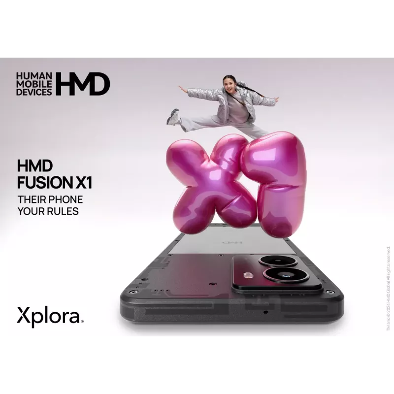 Smartphone HMD FUSION X1 DS TA-1672 6,56 polegadas 128 GB preto