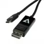 Adaptador de cabo USB Type-C 3.2 Gen 1 DisplayPort preto V7 V7UCDP-2M