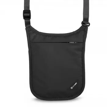 Bolsa de pescoço Coversafe V75 Pacsafe preto poliéster