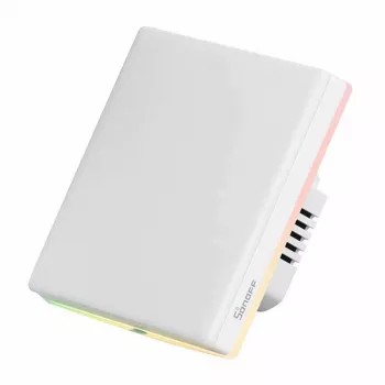 Interruptor de parede inteligente tátil Sonoff TX T5 1C 1 canal com controlo Wi‑Fi, caixa de encastrar simples