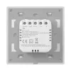 Interruptor de parede inteligente tátil Sonoff WiFi TX T5 2C, 2 canais, painéis táteis para dois circuitos