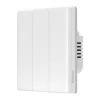 Interruptor de parede inteligente Sonoff T5 3C 3 canais Wi‑Fi tátil (encastrar)