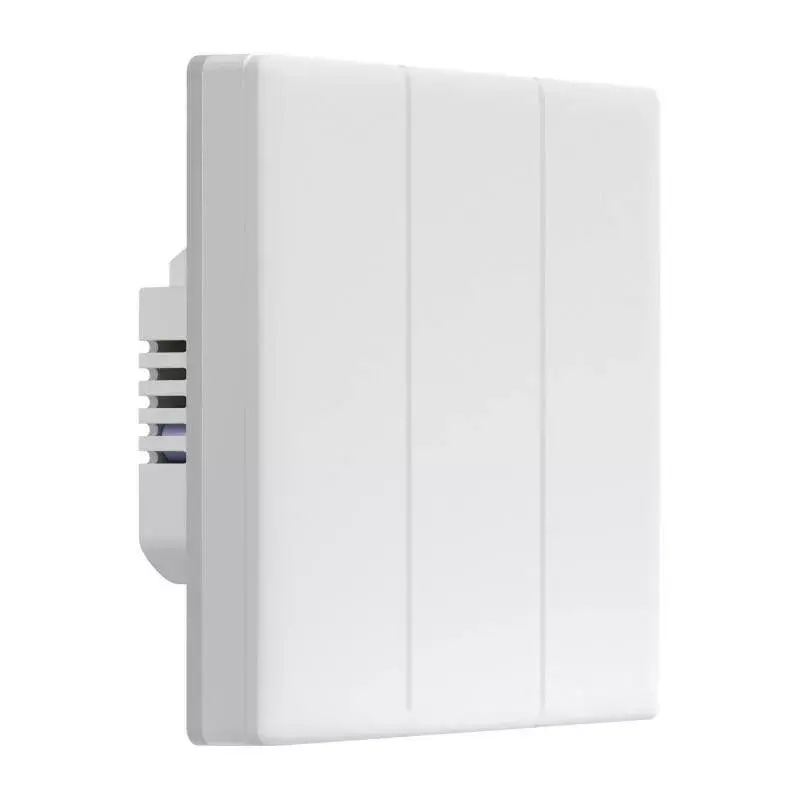 Interruptor de parede inteligente Sonoff T5 3C 3 canais Wi‑Fi tátil (encastrar)