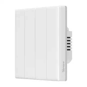 Interruptor de parede inteligente tátil Wi-Fi Sonoff T5 4C 4 canais (T5-4C-86)