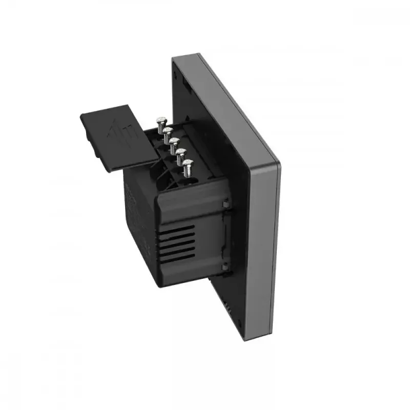 Interruptor inteligente Sonoff M5-1C-86 preto com fios policarbonato 10A 2200W