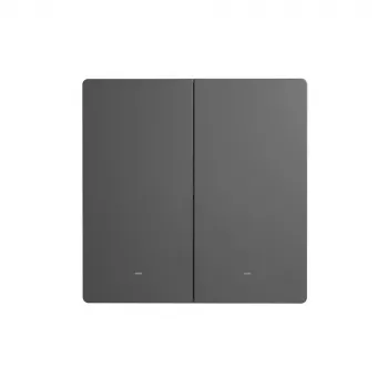 Interruptor inteligente Sonoff M5-2C-86 preto com fios policarbonato 10A