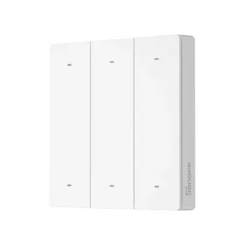 Gateway/unidade de controlo Sonoff R5 branco plástico montagem na parede 86x13,5 mm