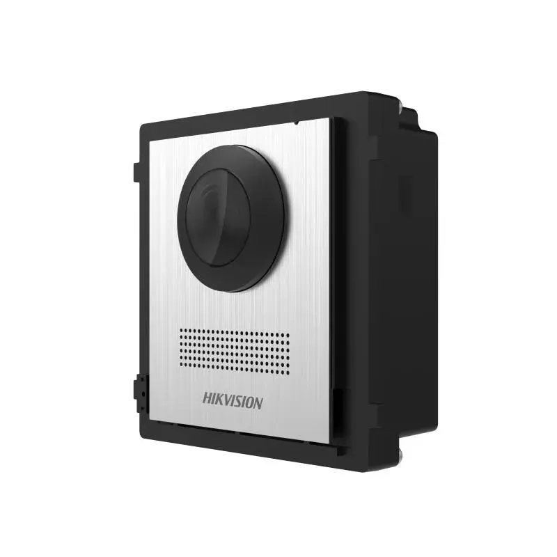 Videoporteiro Hikvision DS-KD8003-IME1(B)/NS 2 MP preto aço inoxidável
