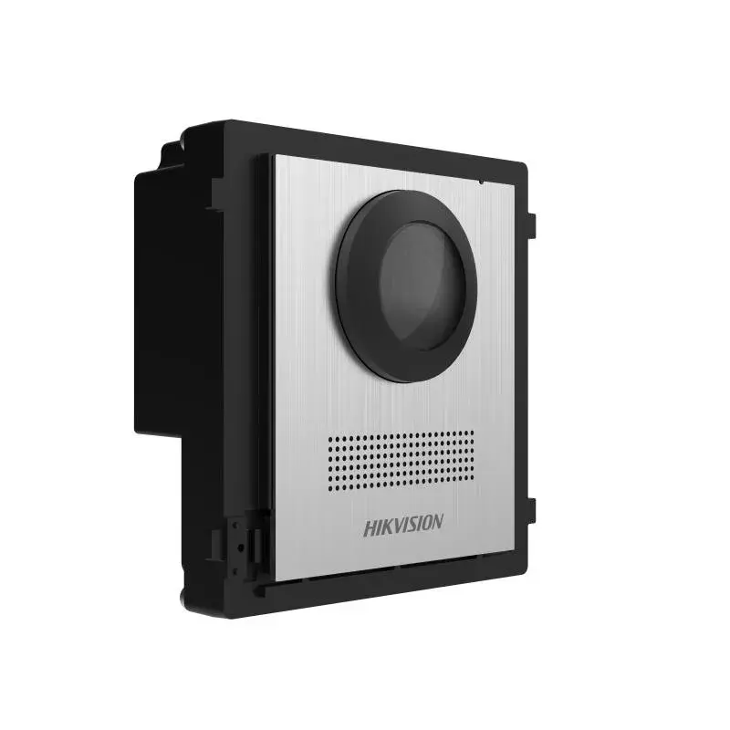 Videoporteiro Hikvision DS-KD8003-IME1(B)/NS 2 MP preto aço inoxidável