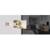 Videoporteiro Hikvision DS-KD8003-IME1(B)/NS 2 MP preto aço inoxidável