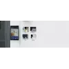 Videoporteiro Hikvision DS-KD8003-IME1(B)/NS 2 MP preto aço inoxidável