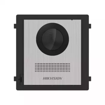 Videoporteiro Hikvision DS-KD8003-IME1(B)/NS 2 MP preto aço inoxidável