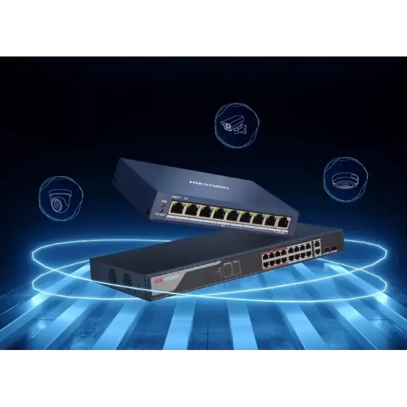 Switch não gerido Hikvision DS-3E0105-O 5 portas Fast Ethernet 10/100