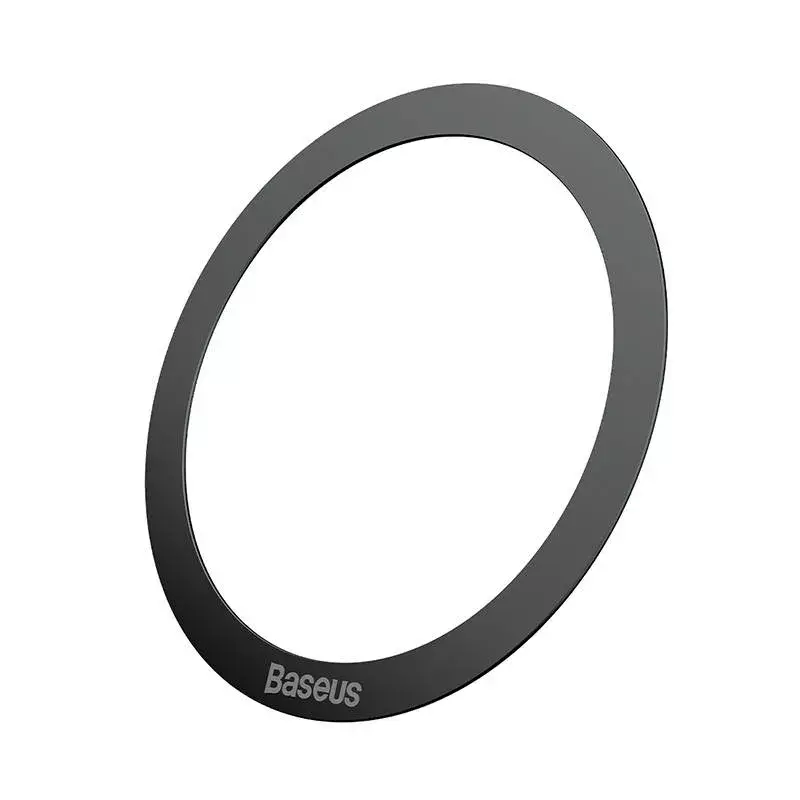 Anel magnético Baseus Halo MagSafe preto — 2 unid. suportes de anel magnéticos para telefone