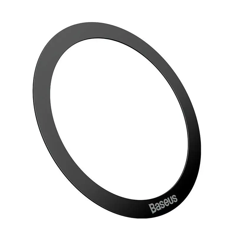 Anel magnético Baseus Halo MagSafe preto — 2 unid. suportes de anel magnéticos para telefone