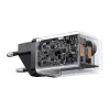Carregador de parede Baseus GaN5 40 W, 2x USB-C (preto)