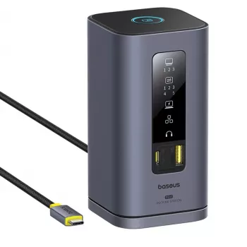 Docking station Baseus Spacemate Series 11-em-1 para Mac, cinzento