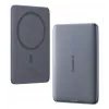 Powerbank portátil Baseus PicoGo ultra-fino 5000 mAh, saída 20 W, carregamento sem fios, USB-C, cinzento