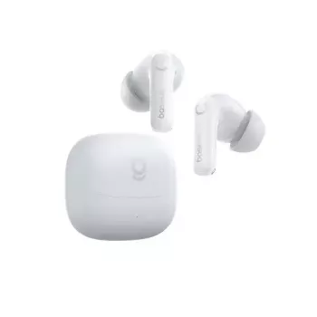 Headset Baseus Bass BP1 True Wireless Stereo (TWS) In-Ear, Bluetooth, branco