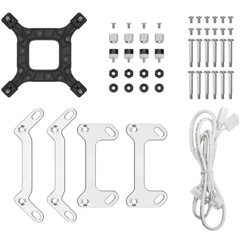 Refrigeração líquida para CPU DeepCool LD360 branco com radiador de 360 mm