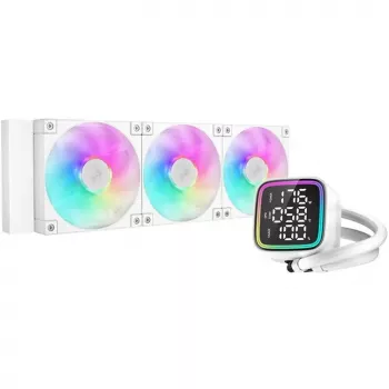 Refrigeração líquida para CPU DeepCool LD360 branco com radiador de 360 mm