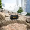 Altifalante de festa Beafon AGM Mag Rock — sem fios 8 W, bateria 1800 mAh, até 10 h, preto/laranja, controlo de volume por botões
