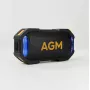 Altifalante de festa Beafon AGM Mag Rock — sem fios 8 W, bateria 1800 mAh, até 10 h, preto/laranja, controlo de volume por botões