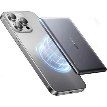 TORRAS MINIMAG power bank 5000 mAh, cinzento escuro
