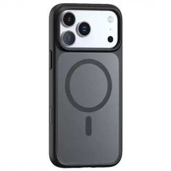 Capa protetora Torras Guardian Magnetic Series para iPhone 17 Pro, compatível com MagSafe, fina, preta