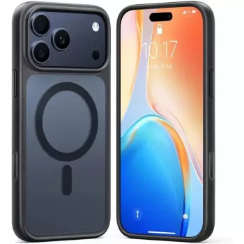 Capa protetora Torras Guardian-Magnetic Series para iPhone 17 Pro Max — preto