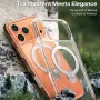 Capa para telemóvel Torras Ostand Spin Series para iPhone 17 Pro Max transparente – capa protetora transparente