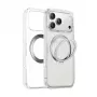 Capa protetora transparente Torras Ostand Pro Series para iPhone 17 Pro Max — capa transparente fina e leve