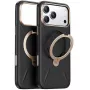 Capa para telemóvel Torras Ostand Spin Vegskin Series para iPhone 17 Pro Max, preto