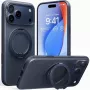 Capa para telemóvel Torras Ostand R Fitness Series para iPhone 17 Pro Max, azul-marinho