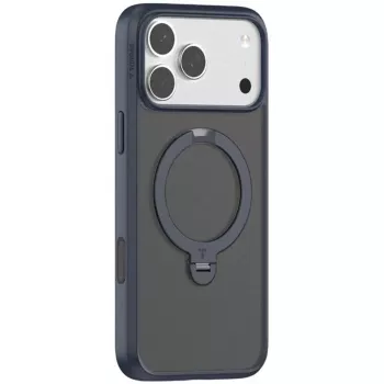 Capa para telemóvel Torras Ostand Spin Series para iPhone 17 Pro Max, azul-marinho
