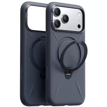 Capa para telemóvel Torras Spin Softune Series para iPhone 17 Pro, azul-marinho, capa protetora macia