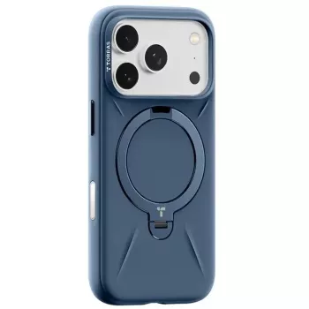 Capa para telemóvel Torras Softune Series para iPhone 17 Pro Max, azul-marinho