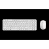 Conjunto teclado e rato RAPOO 9310M — teclado sem fios tamanho completo (RF + Bluetooth), branco, com rato incluído