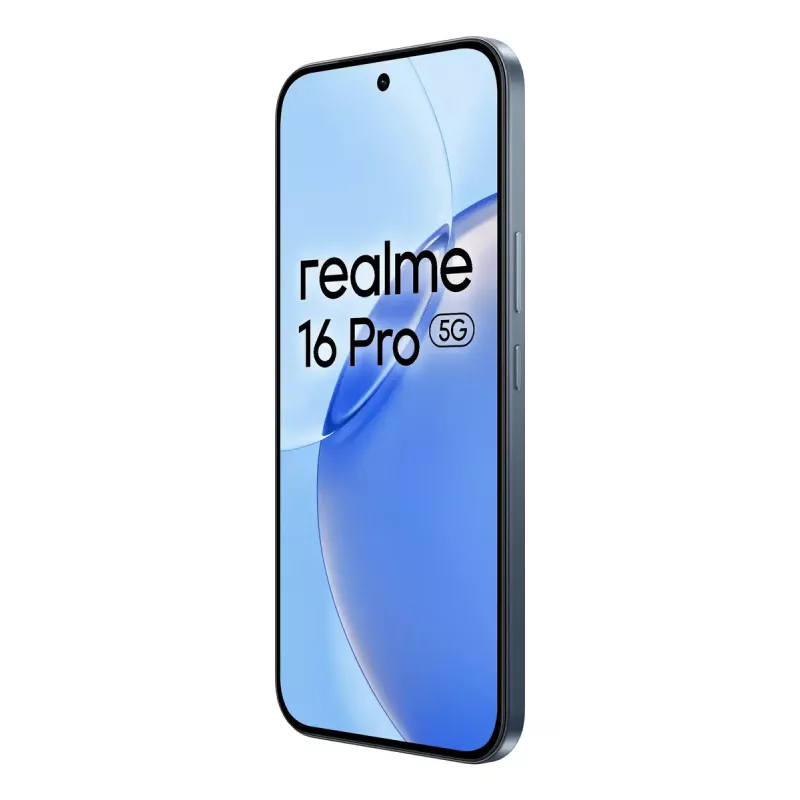 Smartphone REALME 16 PRO – 6,8 polegadas (17,3 cm) 5G, MediaTek Dimensity, 8 GB RAM, 256 GB, câmara dupla 200 MP, 6500 mAh, Cinzento