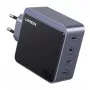 Carregador de parede UGREEN X570 140W 4 portas GaN carregamento rápido EU – 4 ligações USB-C/USB-A, tecnologia GaN, 140W Máx