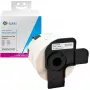 Fita de etiquetas compatível G&G DK-11209 29 mm x 62 mm para impressoras Brother preto sobre branco