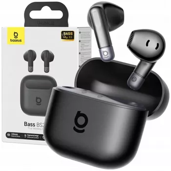 Auscultadores in-ear sem fios Baseus Bass BS2 Lite TWS — preto