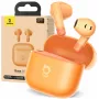 Auscultadores in-ear True Wireless Baseus Bass BS2 Lite TWS – laranja, áudio estéreo, estojo de carregamento compacto