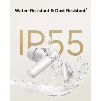 Auscultadores Baseus Bowie MP1 TWS True Wireless Moon White – Auscultadores in-ear Bluetooth estéreo