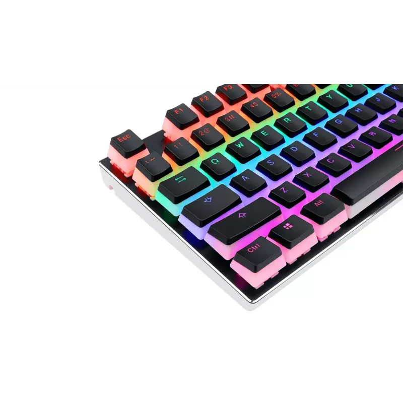 Conjunto de teclas mecânicas REDRAGON A130 PBT Doubleshot — preto