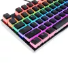 Conjunto de teclas mecânicas REDRAGON A130 PBT Doubleshot — preto