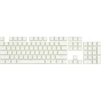 Conjunto de teclas REDRAGON A130 PBT Doubleshot White — teclas de substituição, material PBT, inscrição Doubleshot